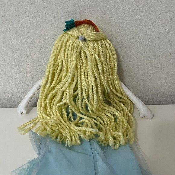 Pottery Barn Kids Designer Doll Mermaid on Land Sea Princess Blue Dress 18" - Picture 11 of 13